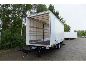 New Curtainsider trailer Möslein  neuer Planenanhänger, Ladebordwand + Durchladba: picture 5