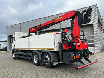 Dropside/ Flatbed truck, Crane truck MAN TG-S 26.400 6x2-2 BL Pritsche Heckkran Palfinger: picture 4