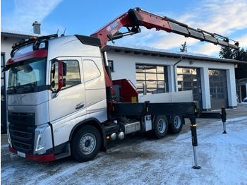 Dropside/ Flatbed truck, Crane truck Volvo FH  540 mit HMF 5020K Ladekran: picture 2