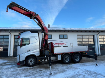 Dropside/ Flatbed truck, Crane truck Volvo FH  540 mit HMF 5020K Ladekran: picture 3