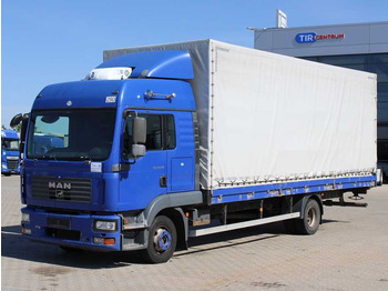 Curtainsider truck MAN TGL 12.210