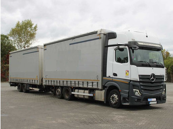 Curtainsider truck Mercedes-Benz Actros 2542, 6X2, NAVIGATION + PANAV TVK18M: picture 2