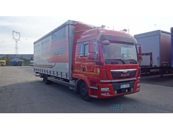 Curtainsider truck MAN TGL 12.250