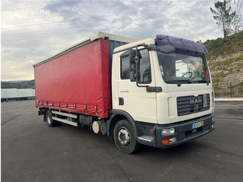 Curtainsider truck MAN TGL 12.210