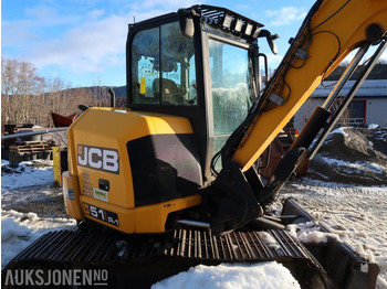 Excavator 2016 JCB 51R-1 Gravemaskin - Engcon tiltrotator - Pusskuffe - Graveskuffe - Smalskuffe - Sentralsmøring - Sertifisert: picture 5