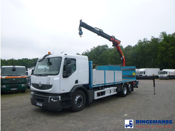 Crane truck RENAULT Premium 340