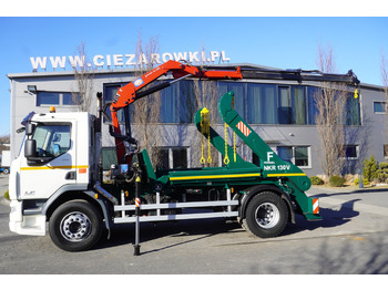 Hook lift truck, Crane truck DAF LF 18.310 E6 / Skip loader Fornal NKR 130V / HDS HMF 735 K2 / Manual gearbox: picture 4