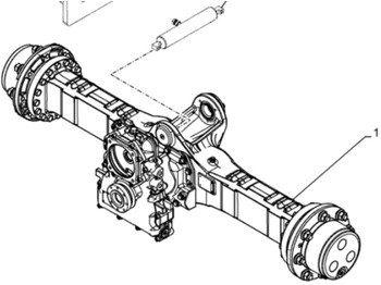 Rear axle CASE