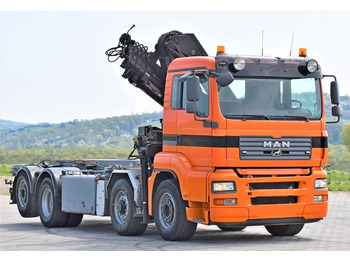 Crane truck, Cable system truck MAN TGA 35.480 Abrollkipper*KRAN /FUNK: picture 4