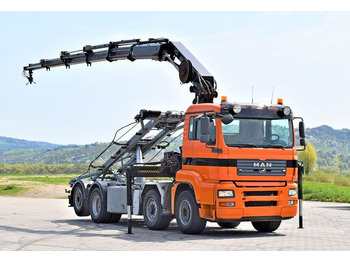 Crane truck, Cable system truck MAN TGA 35.480 Abrollkipper*KRAN /FUNK: picture 2