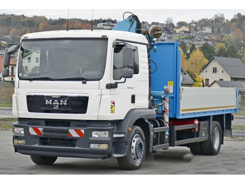 Crane truck, Dropside/ Flatbed truck MAN TGM 18.250* PRITSCHE 4,80m* PK 12080 KA/FUNK*TOP: picture 4