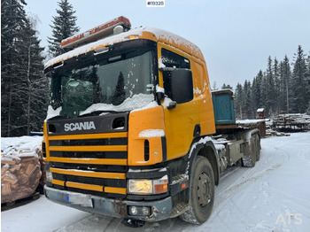 Hook lift truck SCANIA P124