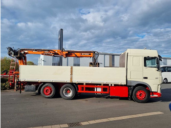 Crane truck, Dropside/ Flatbed truck DAF XF 440 6x2 Pritsche Kran Atlas 145.2-A12: picture 5