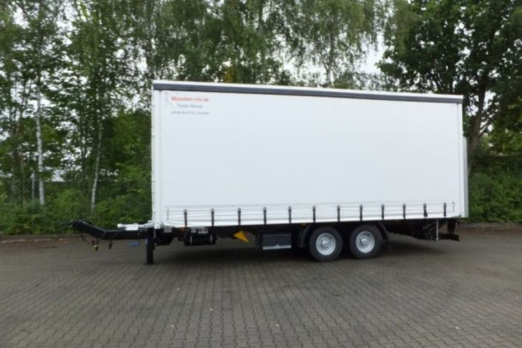 New Curtainsider trailer Möslein  neuer Planenanhänger, Ladebordwand + Durchladba: picture 7