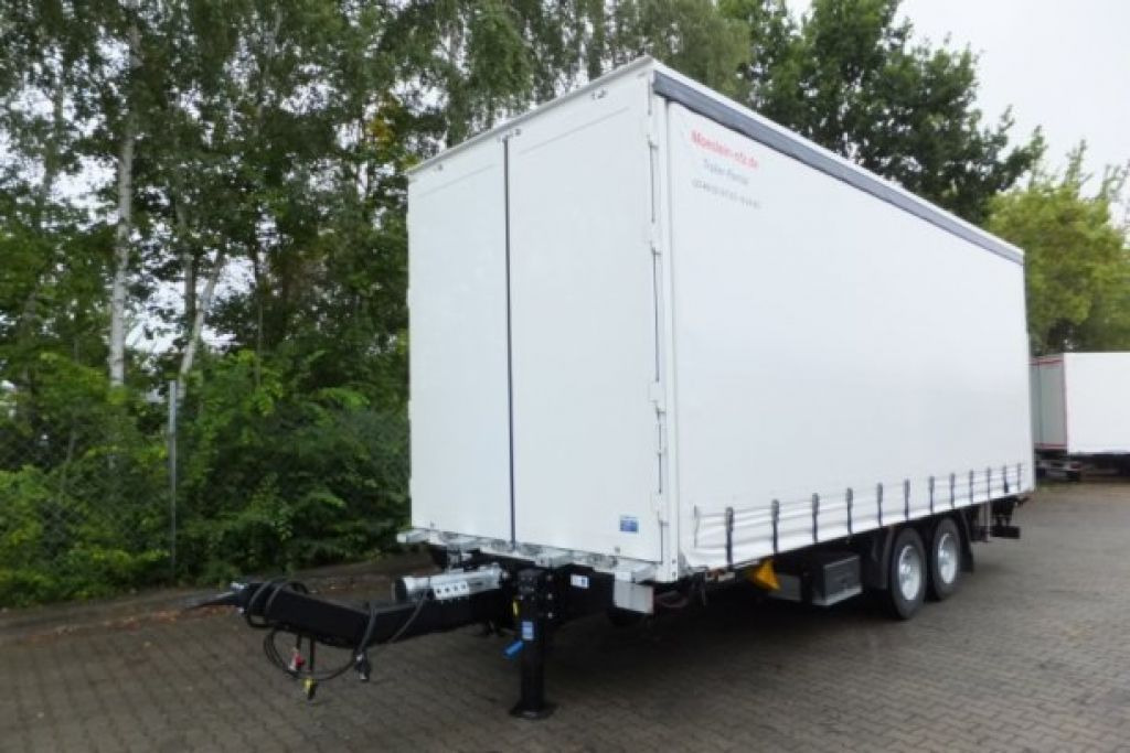 New Curtainsider trailer Möslein  neuer Planenanhänger, Ladebordwand + Durchladba: picture 8