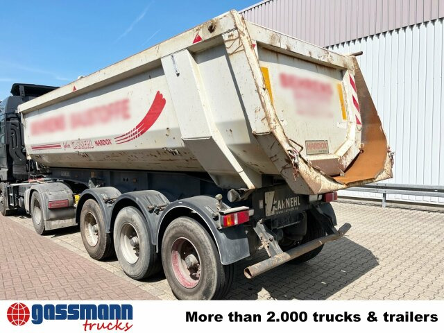 Tipper semi-trailer Carnehl CHKS/HH, Stahlmulde ca. 26m³, Liftachse: picture 7