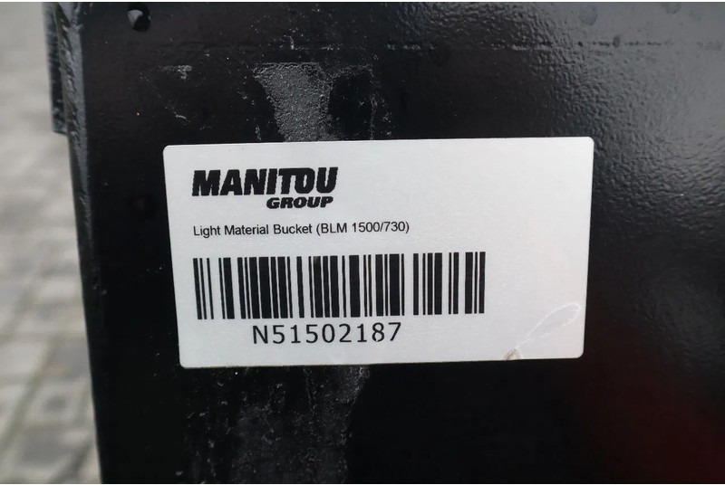 Manitou MLA 5-50 H | BUCKET | QUICK COUPLER | NEW UNUSED leasing Manitou MLA 5-50 H | BUCKET | QUICK COUPLER | NEW UNUSED: picture 18