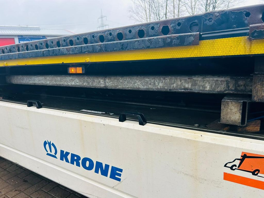 Dropside/ Flatbed semi-trailer Krone SD Plattform Auflieger: picture 7