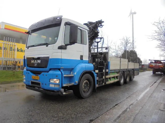 Crane truck MAN TGS 35.360 8X4 TRIPLE NL KENTEKEN: picture 10