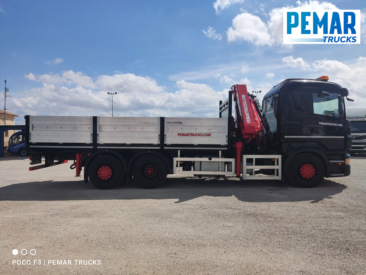 Crane truck SCANIA R 400 6X2 GRUA CAJA FIJA EURO 5: picture 18