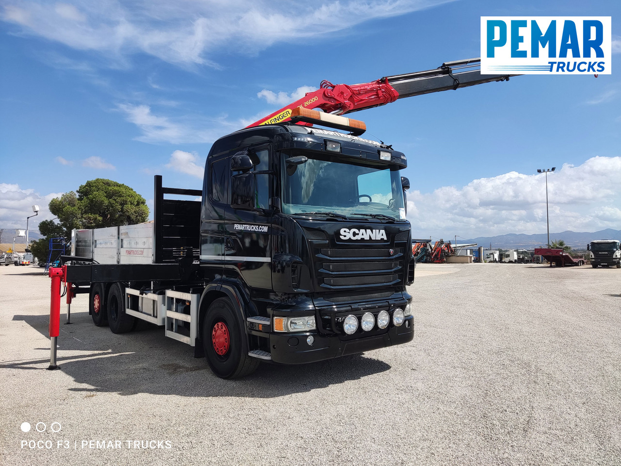 Crane truck SCANIA R 400 6X2 GRUA CAJA FIJA EURO 5: picture 10