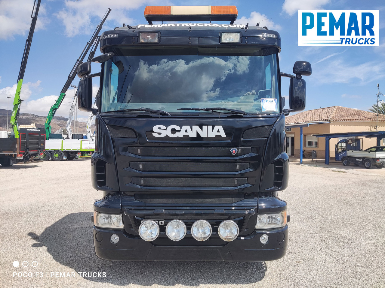 Crane truck SCANIA R 400 6X2 GRUA CAJA FIJA EURO 5: picture 16