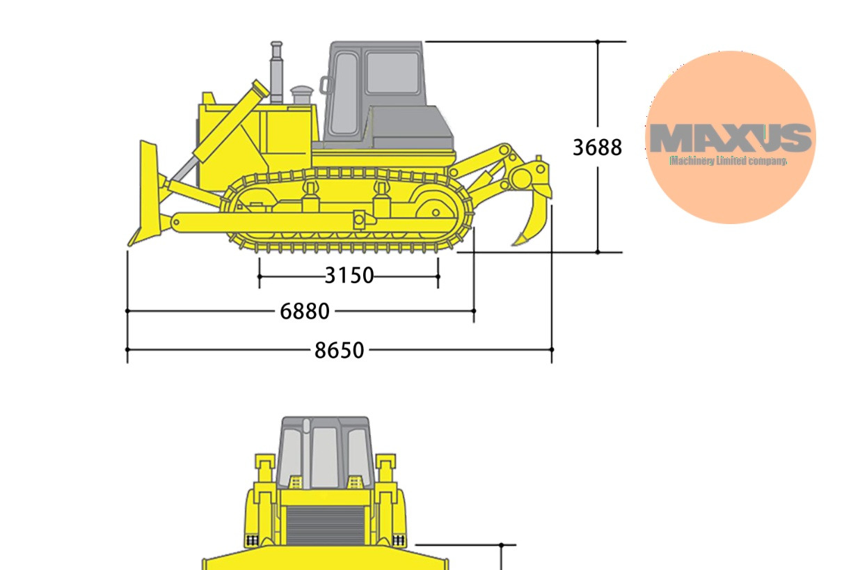 New Construction machinery MAXUS Maxus Planierraupe mit ROPS-Kabine: picture 7