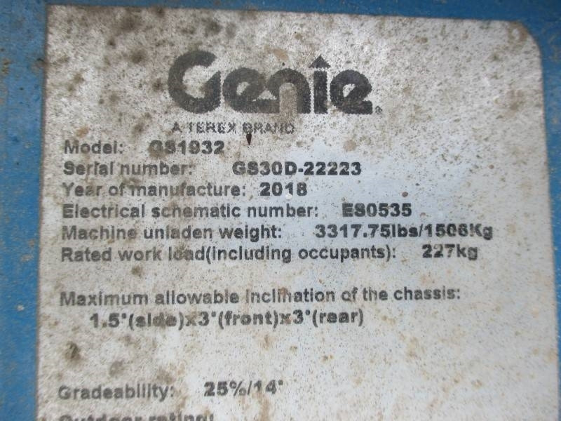 Scissor lift Genie GS 1932: picture 14