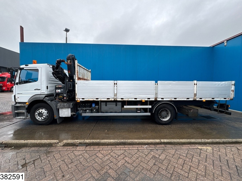 Dropside/ Flatbed truck, Crane truck Mercedes-Benz Axor 1824 Manual, Steel Suspension, HIAB, Remote: picture 15