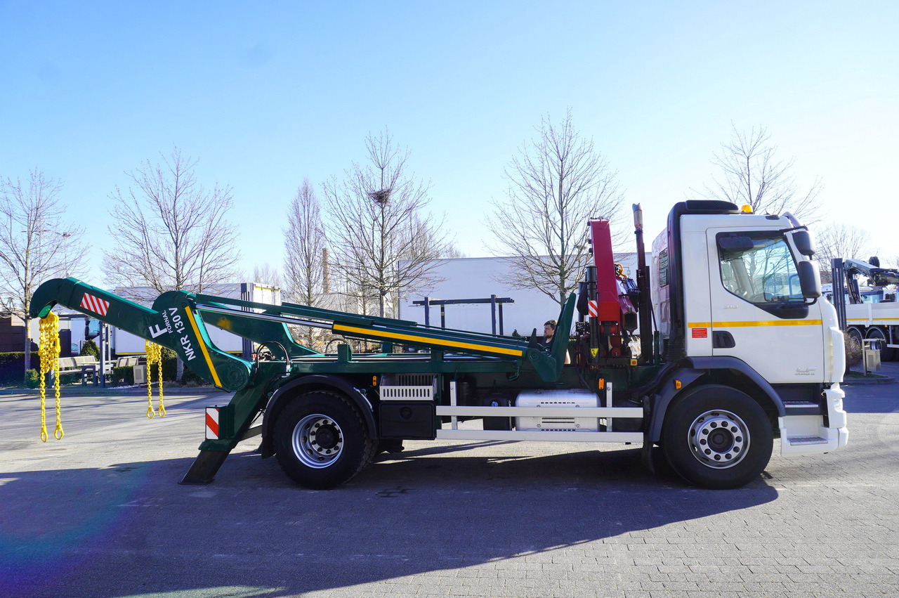 Hook lift truck, Crane truck DAF LF 18.310 E6 / Skip loader Fornal NKR 130V / HDS HMF 735 K2 / Manual gearbox: picture 8