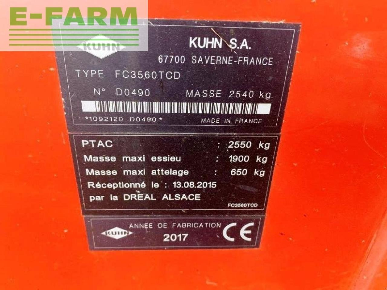 Mower Kuhn fc 3560 tcd: picture 8