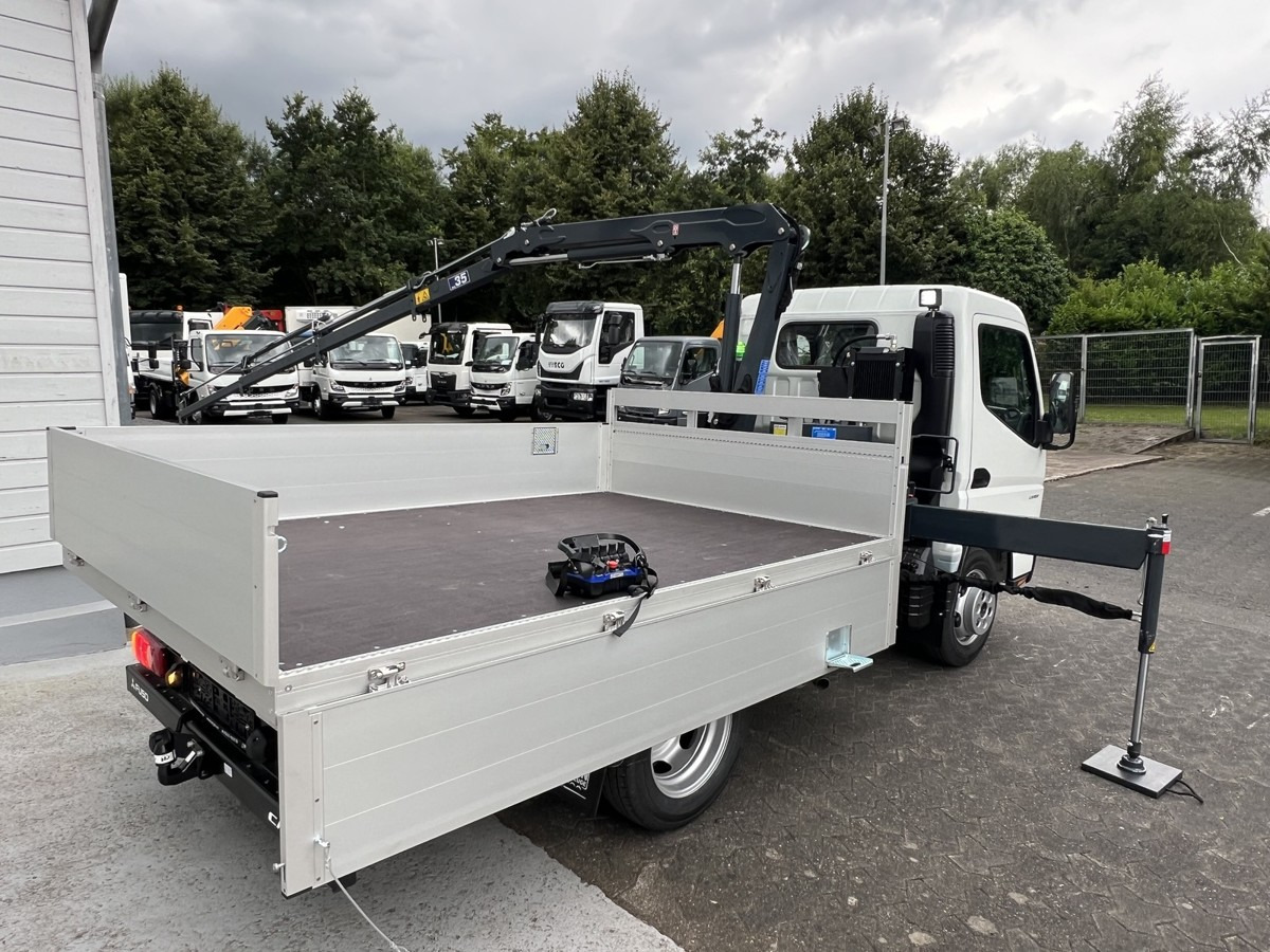 New Flatbed van FUSO 3S15 Alu Pritsche 2.80m Ladekran: picture 12