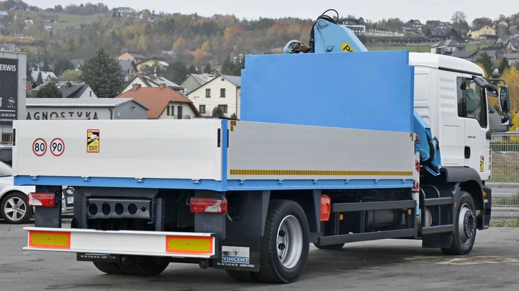 Crane truck, Dropside/ Flatbed truck MAN TGM 18.250* PRITSCHE 4,80m* PK 12080 KA/FUNK*TOP: picture 6