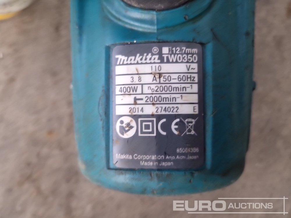 Construction equipment Makita TW035 110 Volt Impact Wrench: picture 16